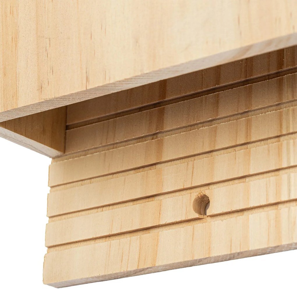 Căsuță pentru lilieci, cuib, ajutor pentru iarnă, locuibilă pe tot parcursul anului, lemn de pin