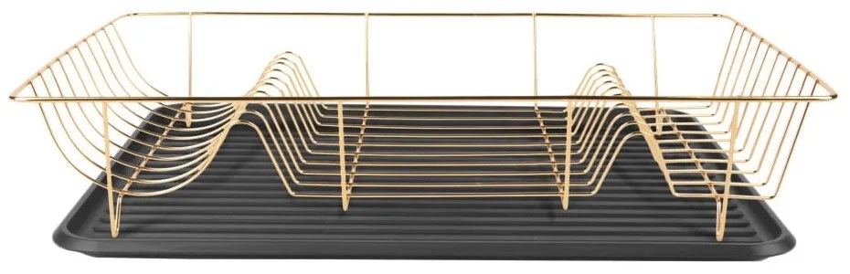 Suport pentru scurs vase PT LIVING Linea, auriu