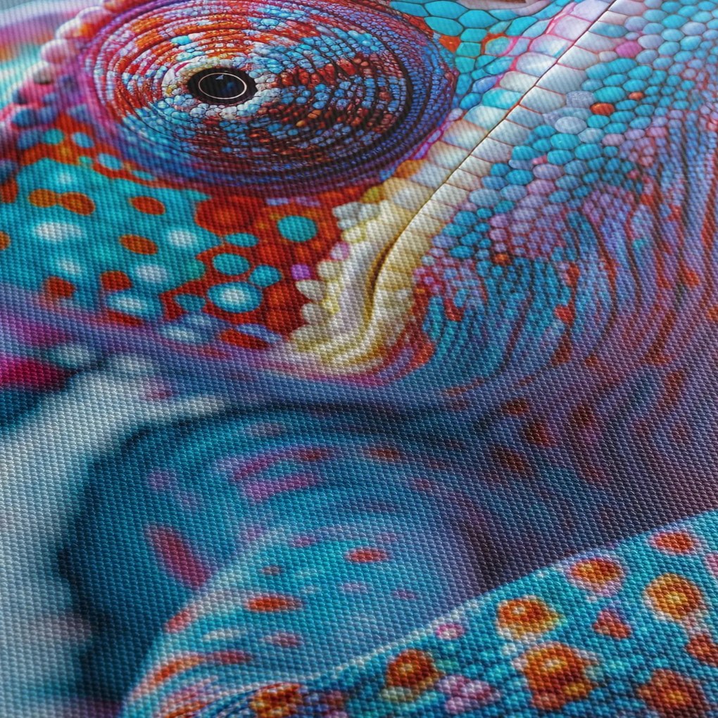 Tablou - Cameleon colorat (150x105 cm)