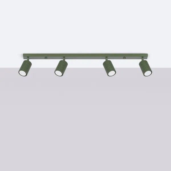 Spot Sollux SL.1622 KARBON 4xGU10/10W/230V verde