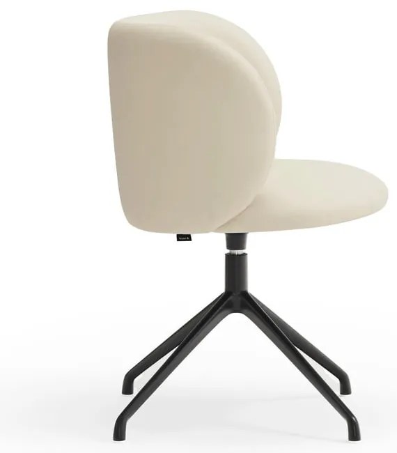 Scaun de sufragerie bej tapițat Mogi – Teulat