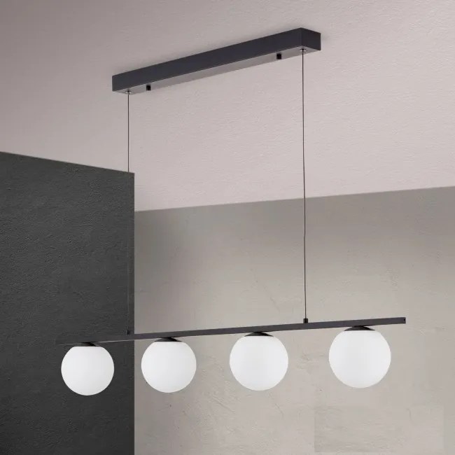 Lustra LED dimabila cu 4 surse de lumina SNOWBALL