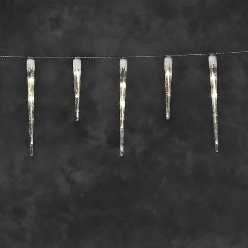 Ghirlanda luminoasă LED Rampouchy 32 LED, albcald, 7,75 m