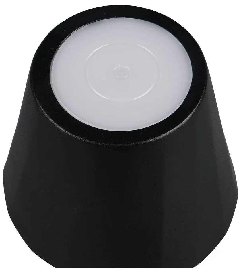 Veioză negru-mat LED cu abajur din metal (înălțime 21 cm) Diaz – Reality