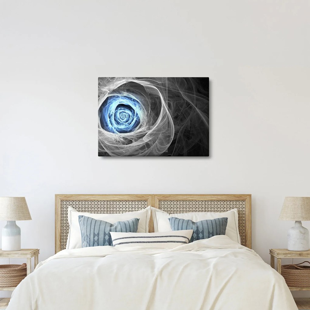 Tablou - Abstract Rose Blue (70x50 cm)