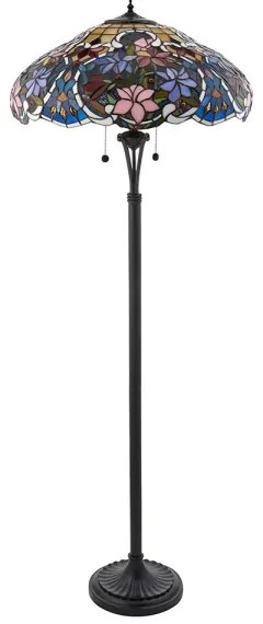 Endon 64323 - Lampă de podea Tiffany SULLIVAN, 2xE27/60W/230V, Ø 56 cm