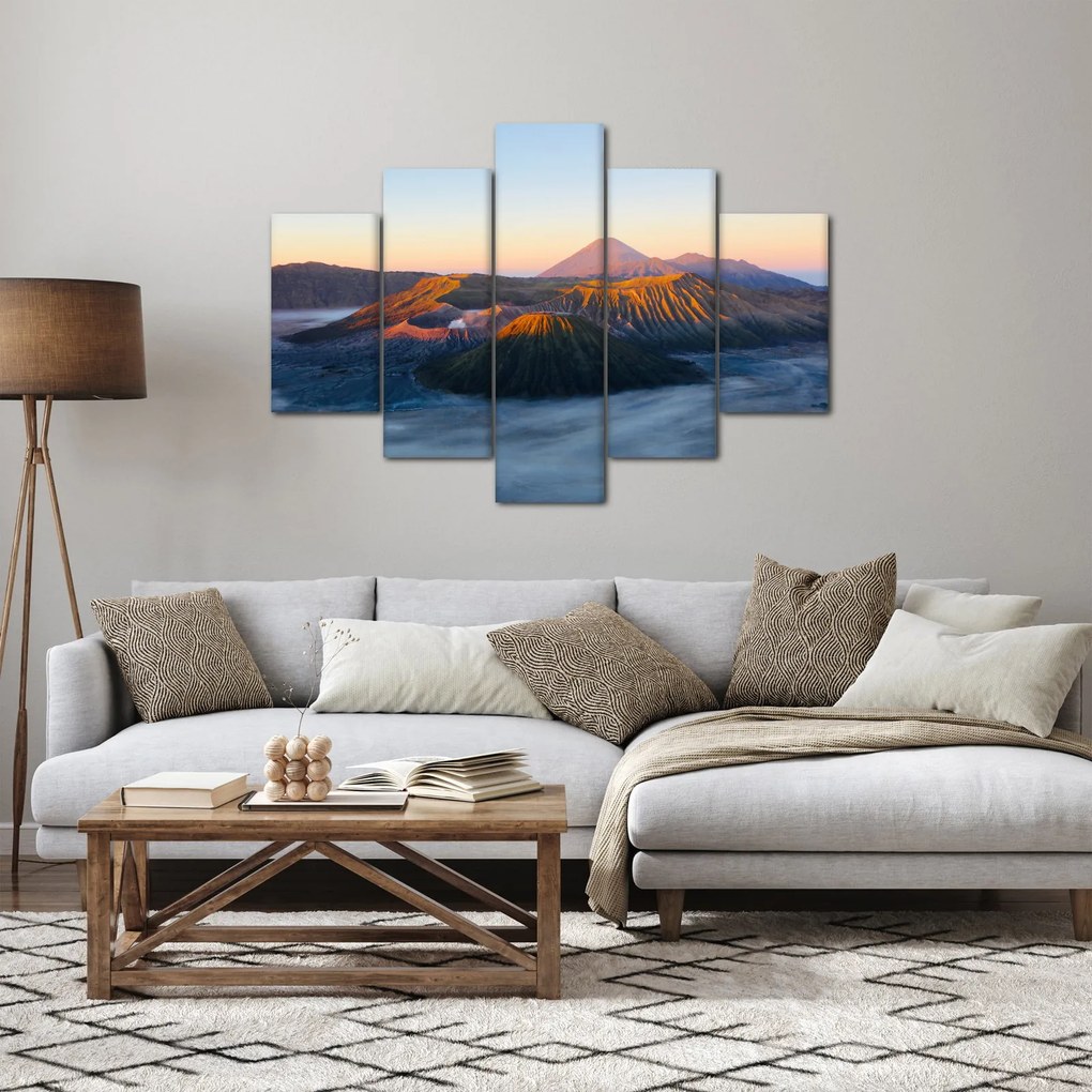 Tablou cu muntele Bromo în Indonesia (150x105 cm)