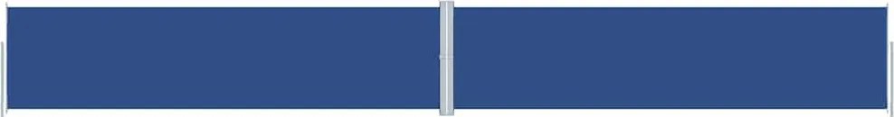 vidaXL Copertină laterală retractabilă, albastru, 160x1200 cm