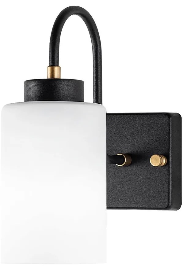 Aplică de perete alb-negru ø 10 cm Duzsuz – Opviq lights