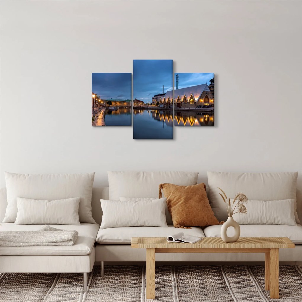 Tablou cu canalul - Göteborg (90x60 cm)