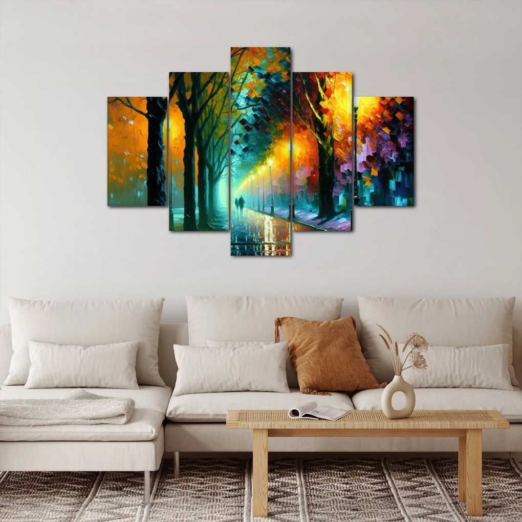 Tablou - Plimbare de noapte (150x105 cm)