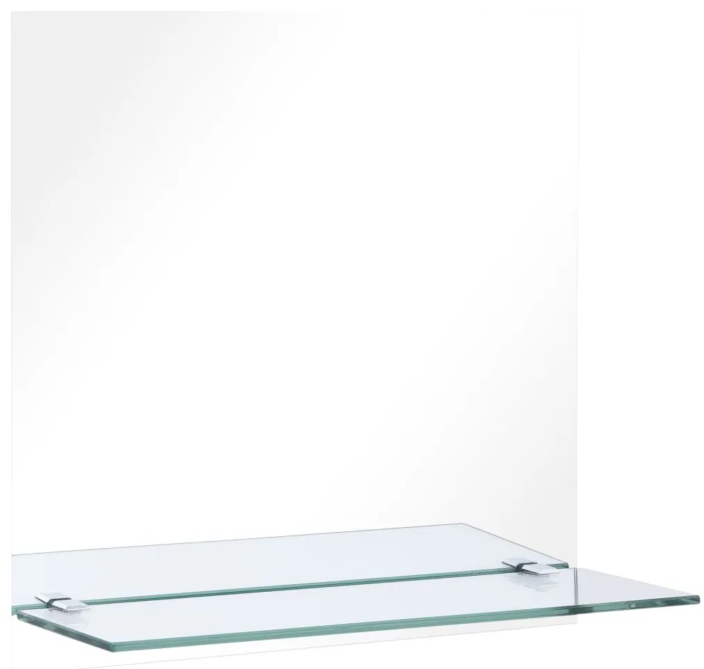 Oglinda de perete cu raft, 40 x 40 cm, sticla securizata 1, Dreptunghiular, 40 x 40 cm