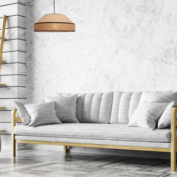 Lustră pe cablu MANISO 1xE27/60W/230V d. 45 cm bej