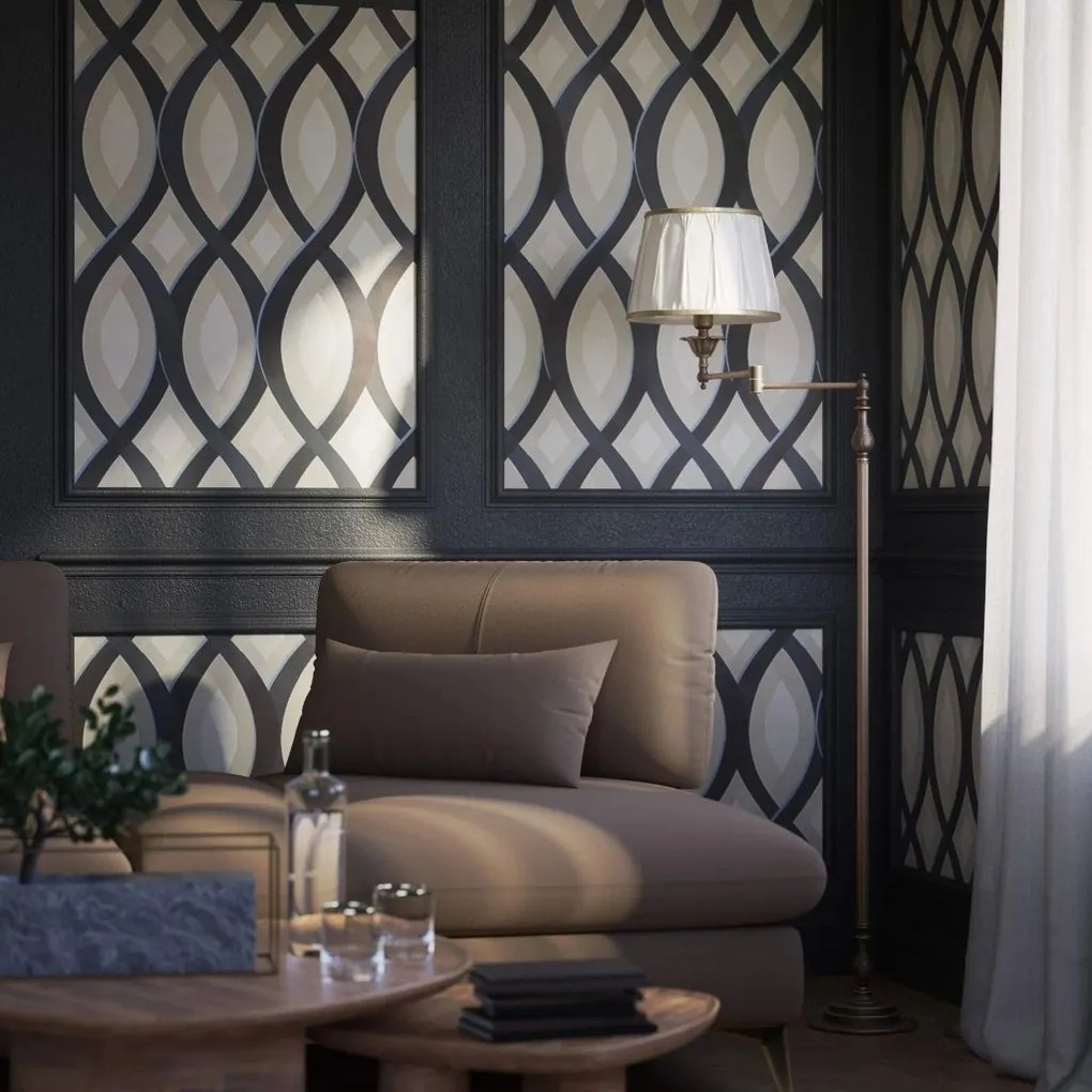 Lampadar, Lampa de podea design italian clasic Brass