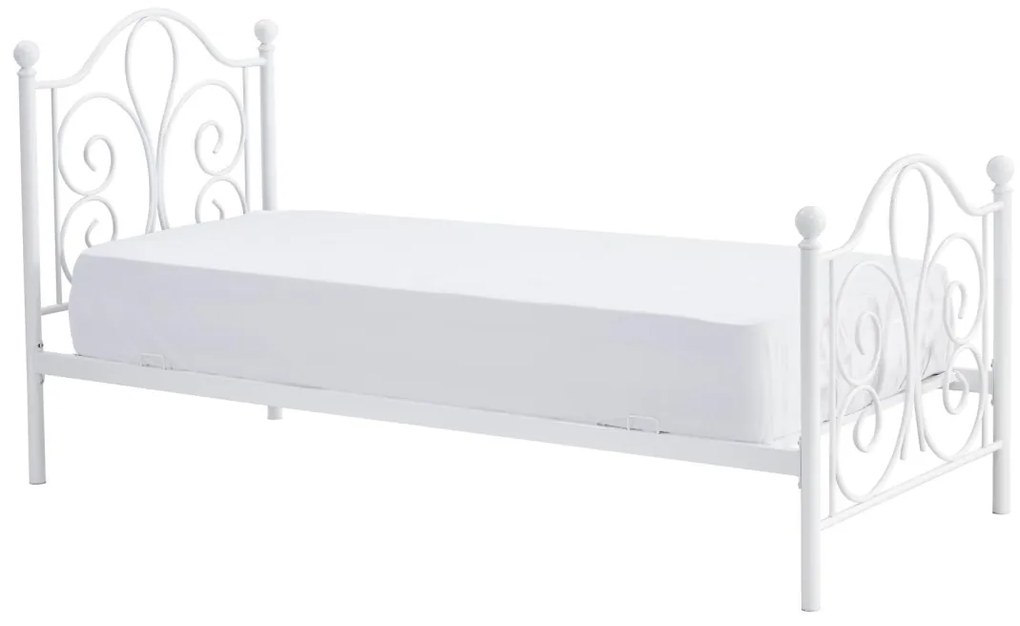 Pat metalic Panama Alb – 90 x 200 cm