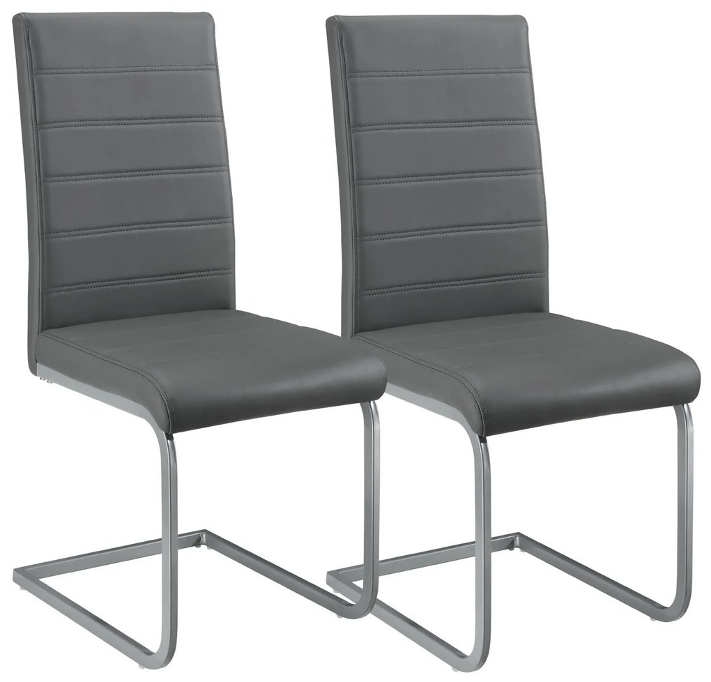 Jusky Set 2 scaune consola Vegas - gri