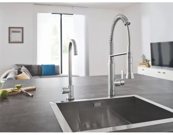 GROHE 31379DC0 - Baterie pentru chiuvetă K7, inox