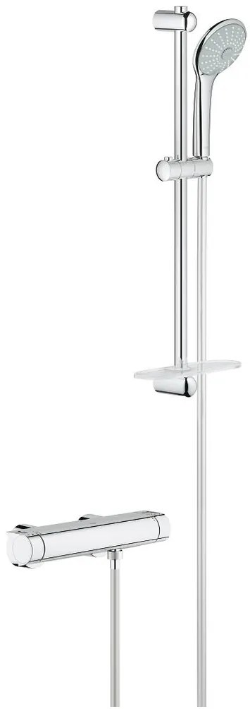 Grohe Grohtherm 2000 baterie de duș perete da crom 34195001