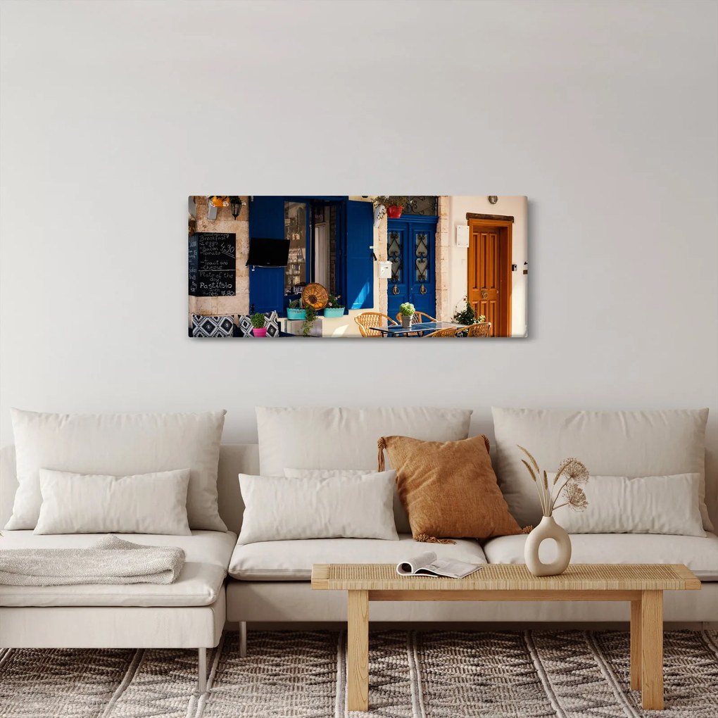 Tablou - ședere în Grecia (120x50 cm)