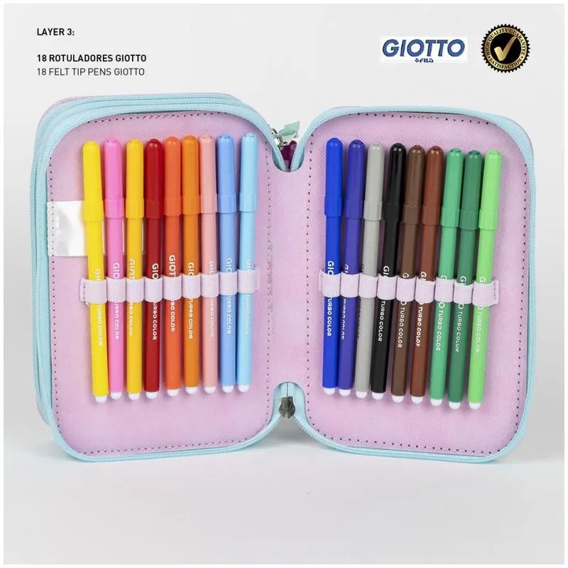 Gabby's Dollhouse Rainbow penar echipat cu 3 compartimente