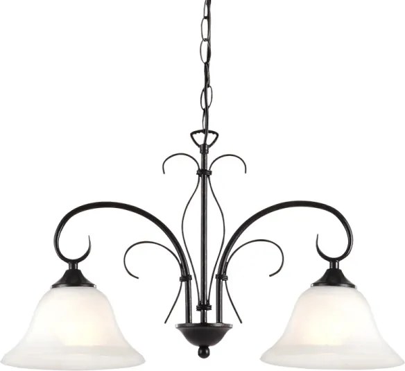 Globo 68410-2 - Lustra cu lant ARIES 2xE27/60W/230V