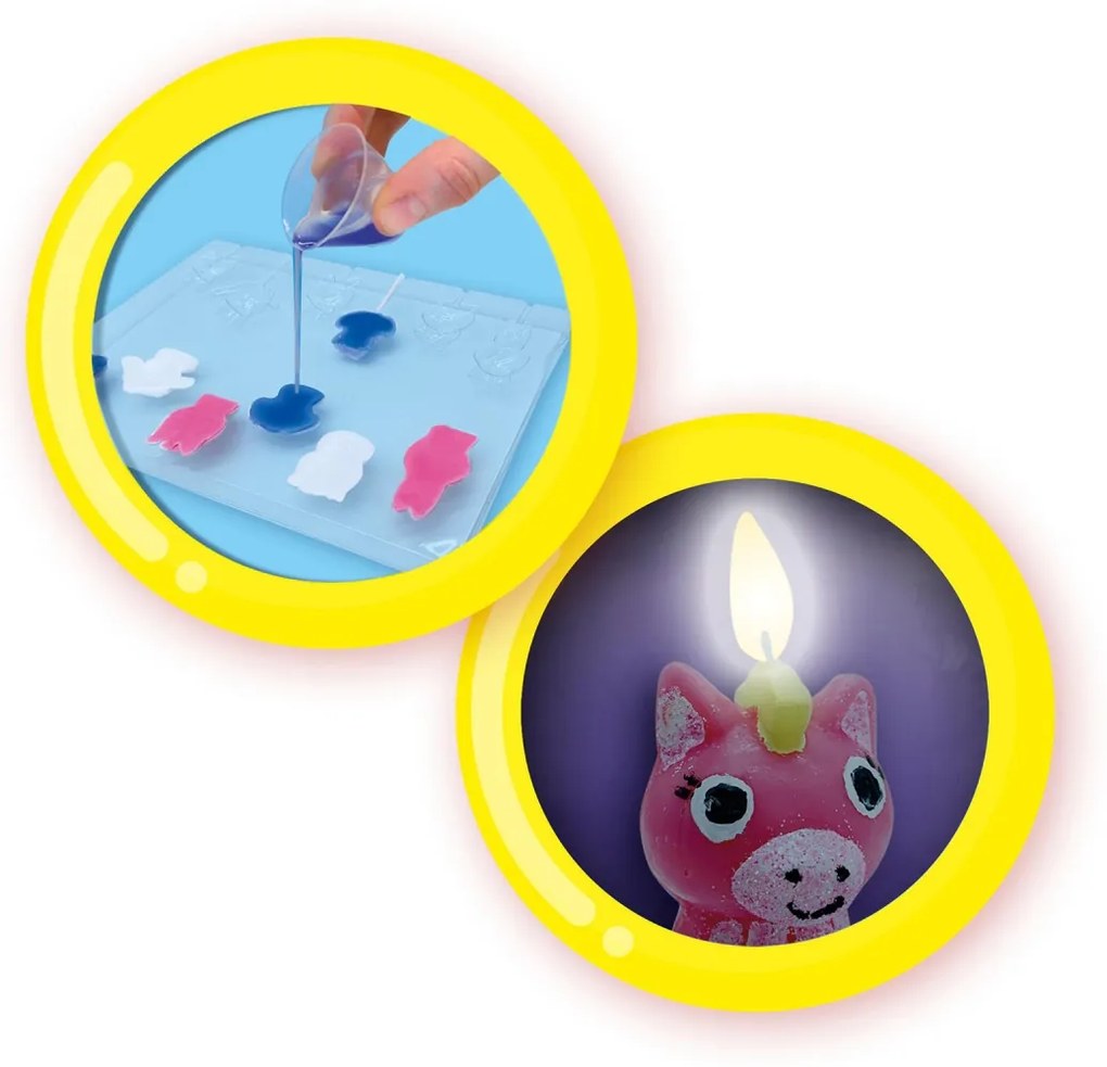 Set creativ - Lumanari animale vesele