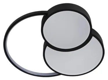 Plafonieră LED dimabilă LED/60W/230V 3000-6500K negru + telecomandă