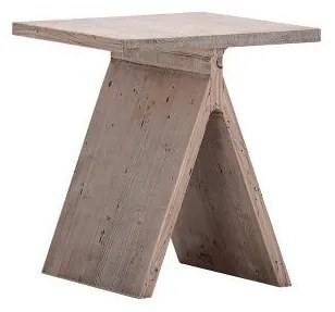 Noptiera natur, din lemn masiv de pin, Harmoni