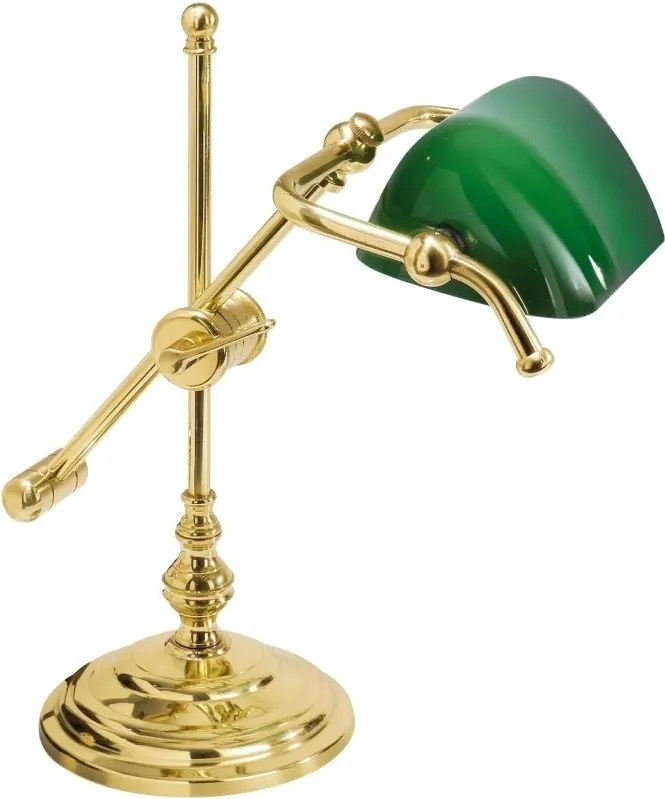 Lampa de birou din alama design clasic Banker