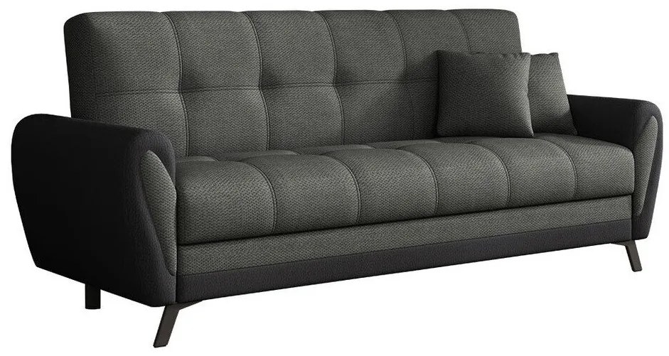 Canapea extensibilă Columbus 156Cutie de pat, 93x228x90cm, 65 kg, Picioare: Metal, Lemn: Pin