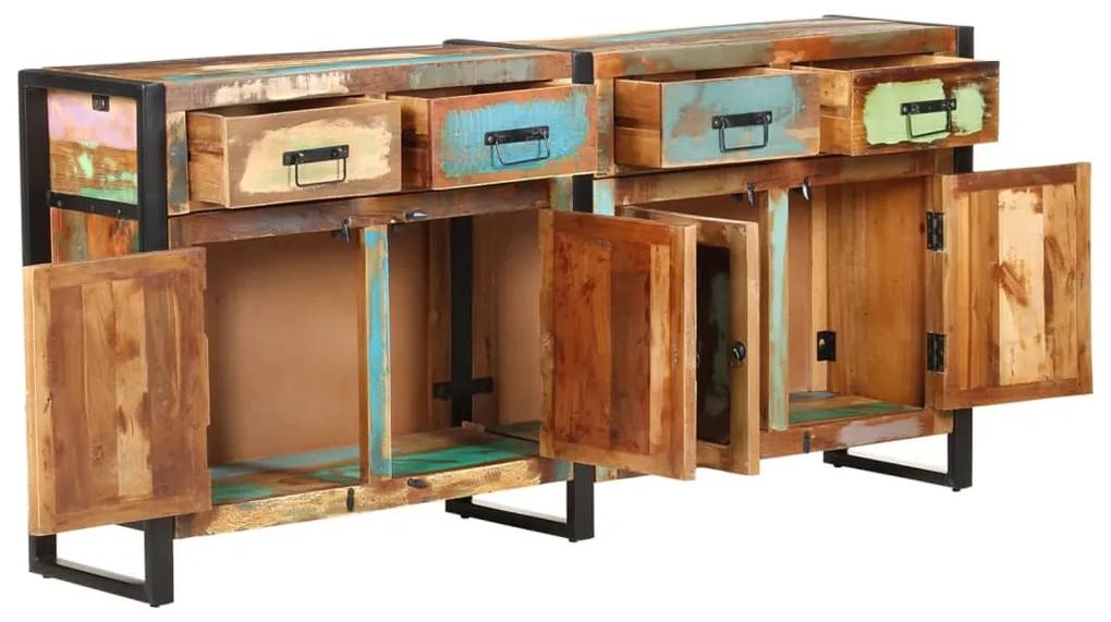 Servanta, 172x35x80 cm, lemn masiv reciclat 1, Lemn masiv reciclat