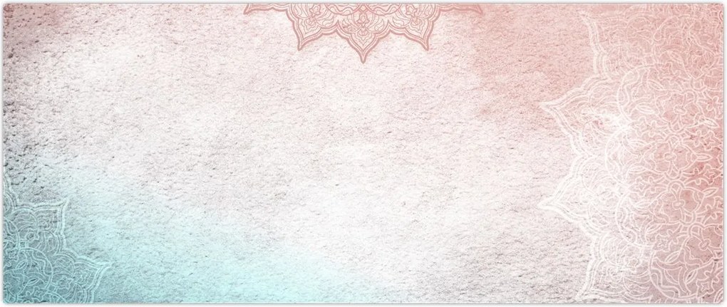 Tablou - Mandala pe zid 2 (120x50 cm)