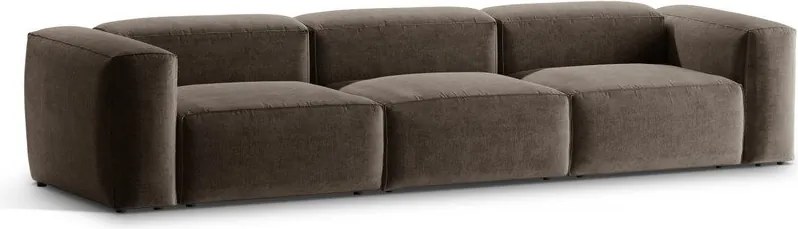 Canapea maro 364 cm Bergamo – Cosmopolitan Design