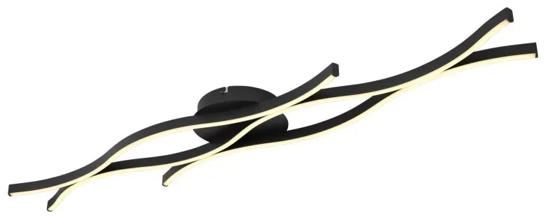 Plafoniera LED design modern Geronimo negru