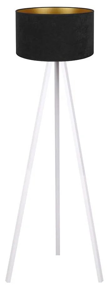 Lampadar VELVET 1xE27/60W/230V alb/negru Brilagi