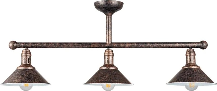 BRILAGI - Lustră pe tijă FORGE 3xE27/60W/230V patină/cupru