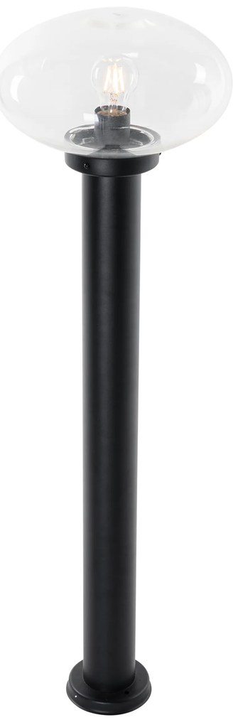 Lampă de exterior modernă cu stâlp negru 100 cm - Elly