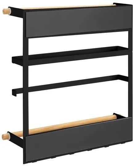 WENKO 54114100 - Organizator MAGNA 33 x 34 cm, negru/maro