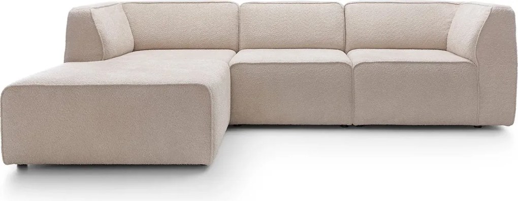 Colțar lemn masiv Hugg, 275 × 175 × 77 cm - Stânga