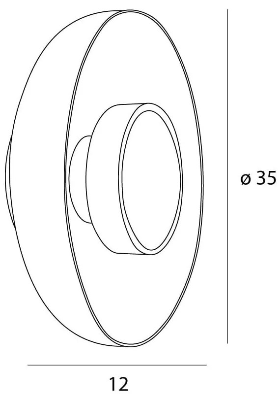 Aplica de perete LED moderna Signature 35cm