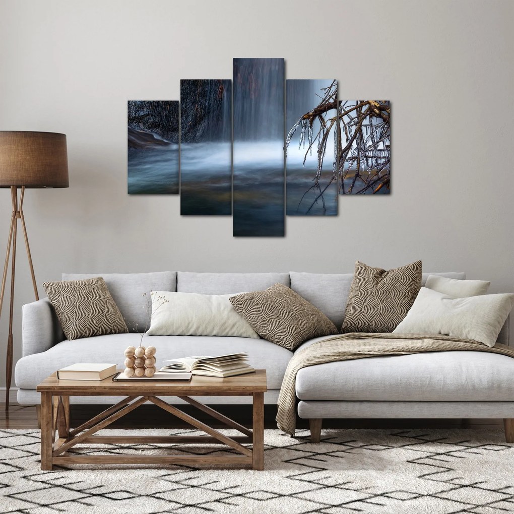 Tablou - Laguna de iarnă (150x105 cm)