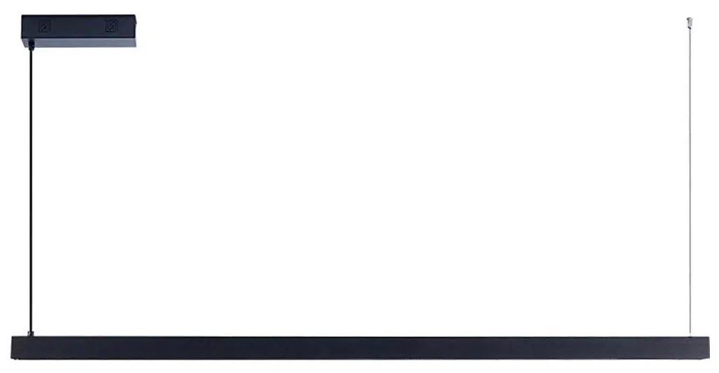 Immax NEO 07307L-LED MADEIRA – lampă suspendată pe cablu, reglabilă, 33W/230V, Wi‑Fi Tuya, 152 cm, neagră