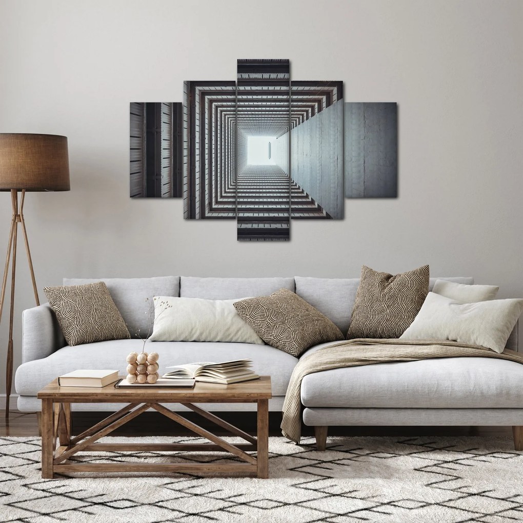 Tablou - Vedere din interiorul clădirii (150x105 cm)