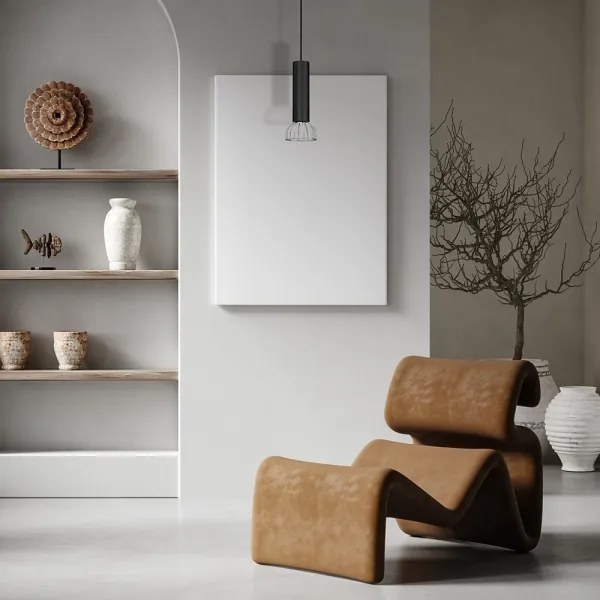 Lustră pe cablu DANTE 1xGU10/25W/230V negru/crom lucios