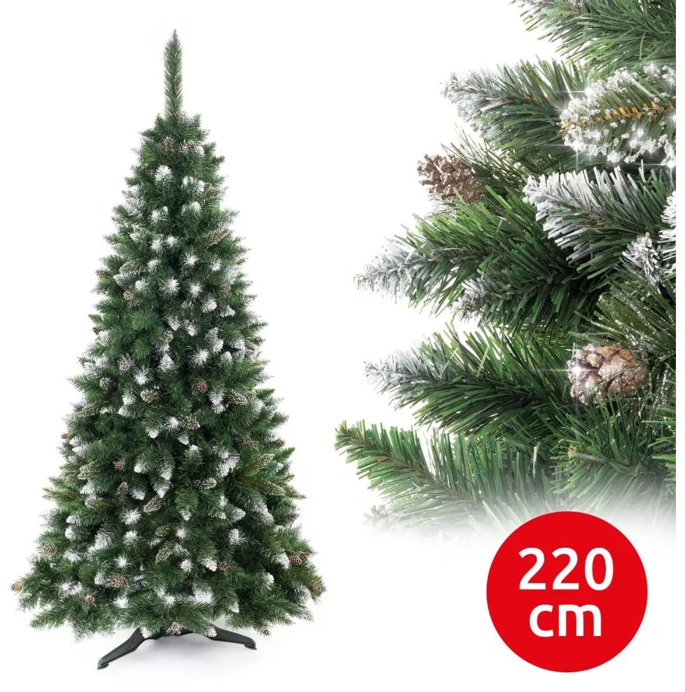 Pom de Crăciun CRISTAL SILVER 220 cm pin