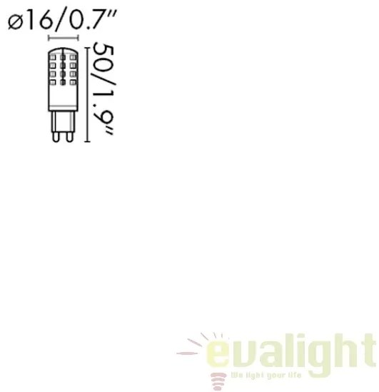 BEC LED G9 dimabil 3,5W 2700K 17468