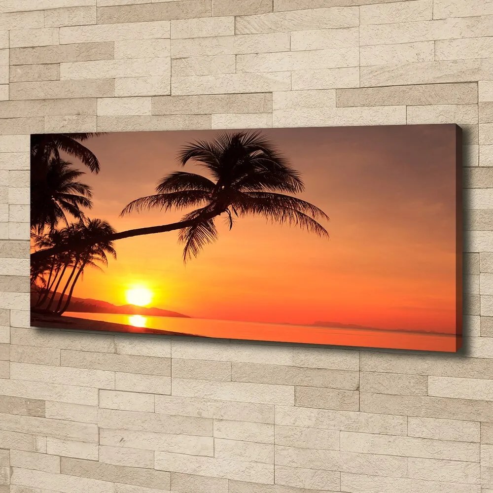 Imprimare tablou canvas Sunset beach
