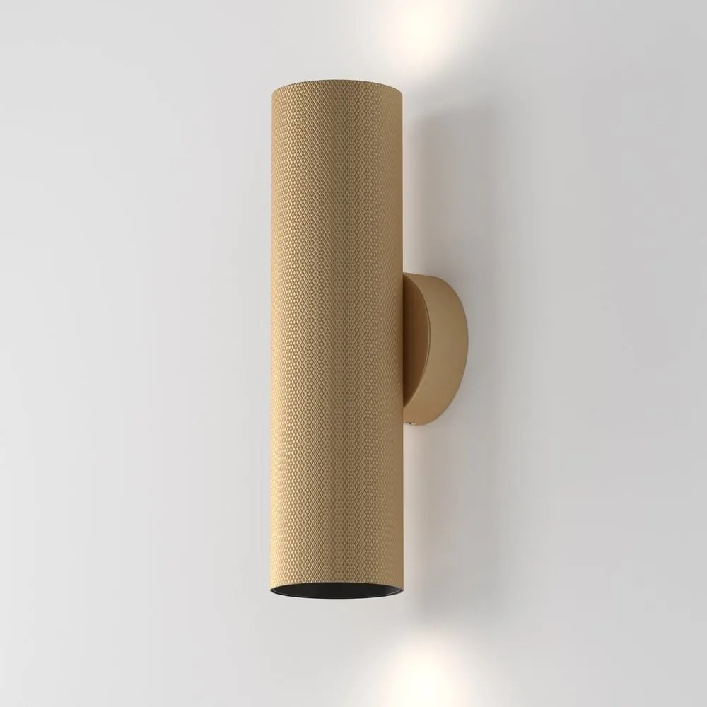 Aplica de perete design tehnic Artisan auriu mat