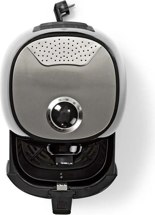 Resigilat: Friteuza cu aer cald Royalty Line RL-AF3.1, 1400W, 3 L, 5 portii, Negru