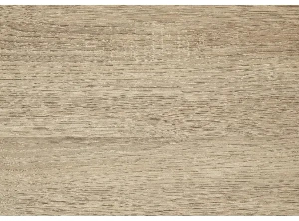 Poliță de perete SARON, stejar Sonoma/negru